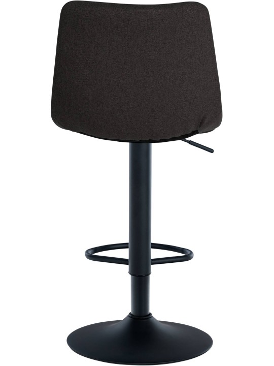 Tabouret de bar Jerry tissu, noir Tabouret de bar Jerry tissu, noir