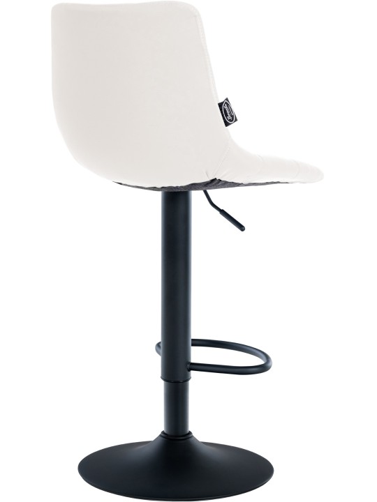 Tabouret de bar Jerry simili cuir, blanc Tabouret de bar Jerry simili cuir, blanc