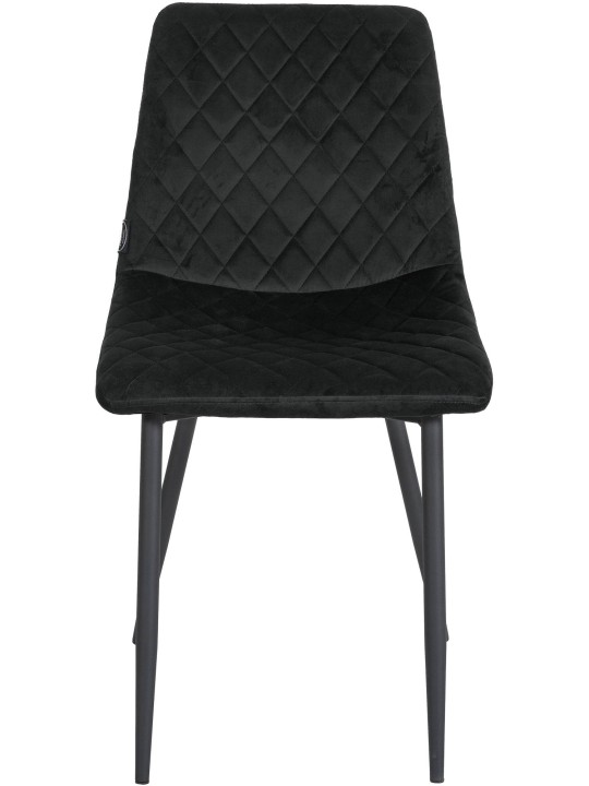 Chaise Telde velours, noir Chaise Telde velours, noir