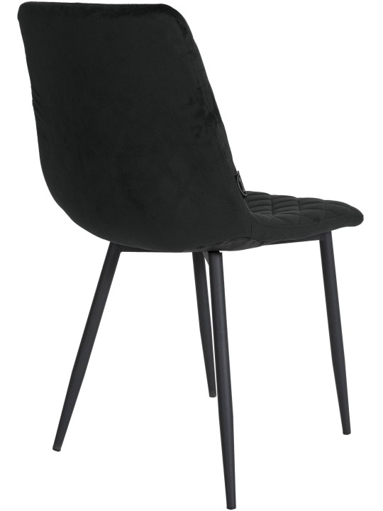 Chaise Telde velours, noir Chaise Telde velours, noir