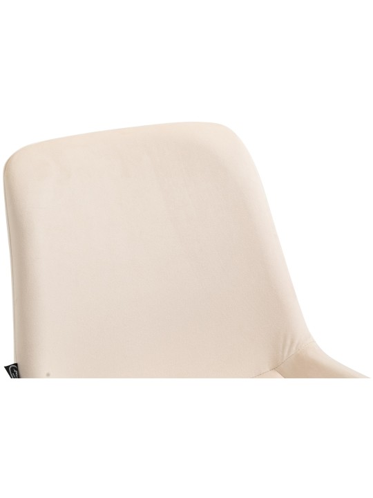 Lot de 4 chaises de salle à manger Victoria velours, crème Lot de 4 chaises de salle à manger Victoria velours, crème