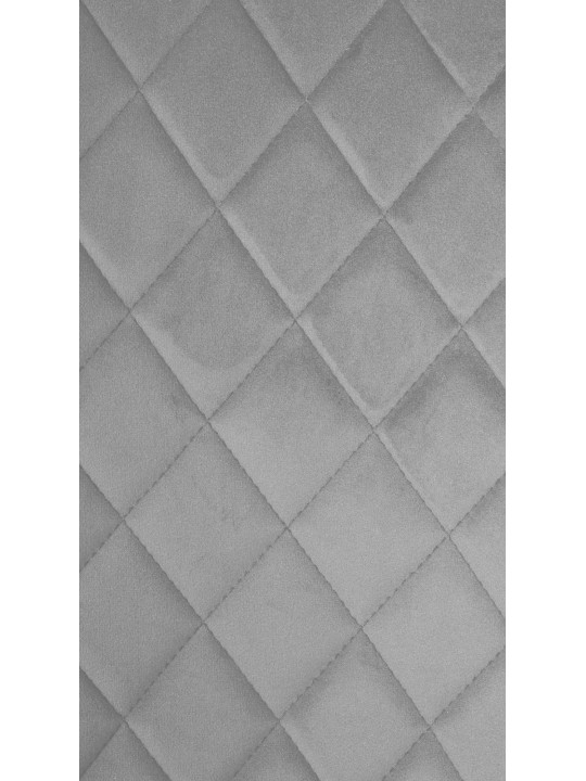 Chaise Telde velours, gris