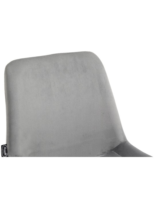 Lot de 2 chaises de salle à manger Victoria velours, gris Lot de 2 chaises de salle à manger Victoria velours, gris