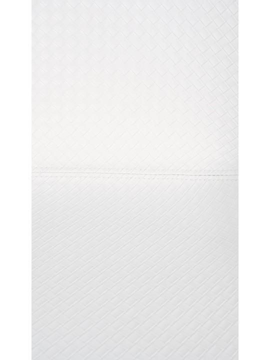 Tabouret de bar Loft simili cuir, blanc