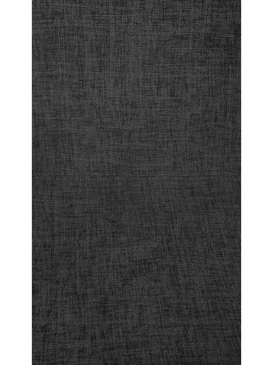 Tabouret de bar loft tissu, noir