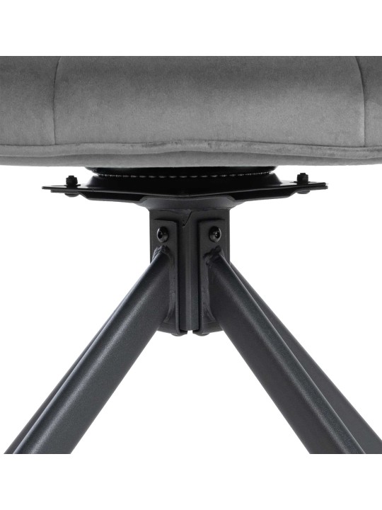 Chaise Westport Velours, gris Chaise Westport Velours, gris