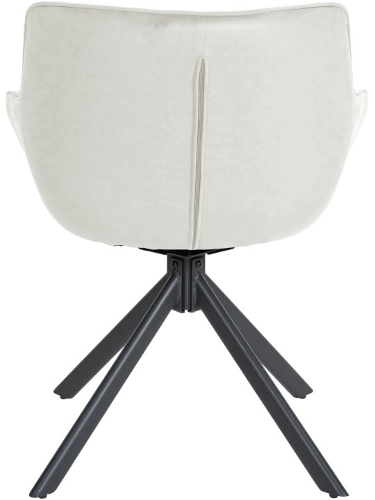 Chaise Westport Velours, crème