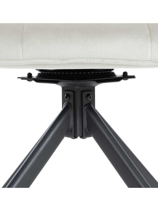 Chaise Westport Velours, crème