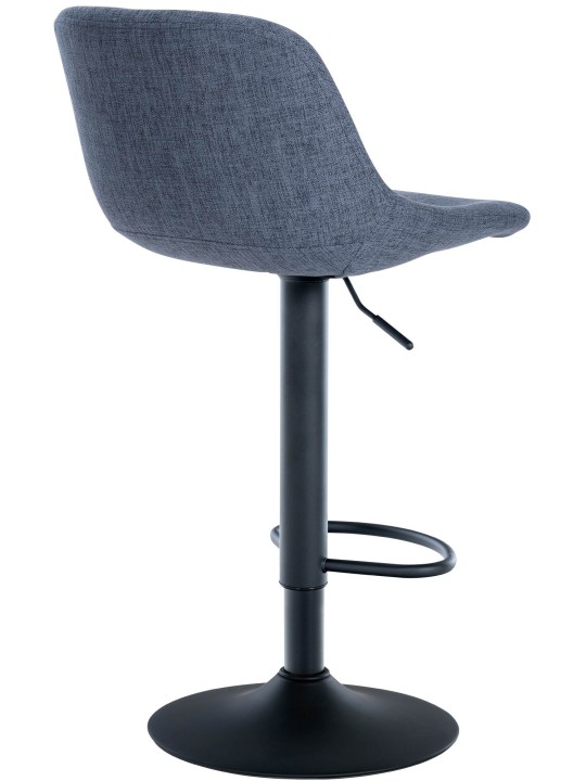 Lot de 2 tabourets de bar loft tissu, bleu Lot de 2 tabourets de bar loft tissu, bleu
