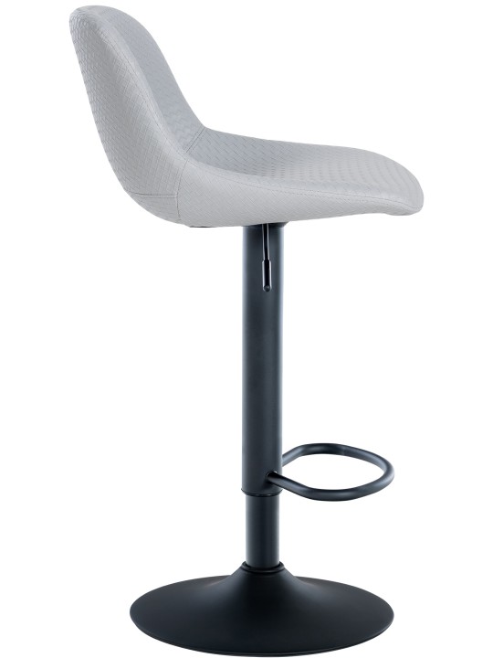 Lot de 2 tabourets de bar Loft simili cuir, gris Lot de 2 tabourets de bar Loft simili cuir, gris