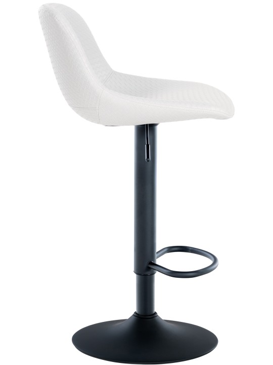 Lot de 2 tabourets de bar Loft simili cuir, blanc Lot de 2 tabourets de bar Loft simili cuir, blanc