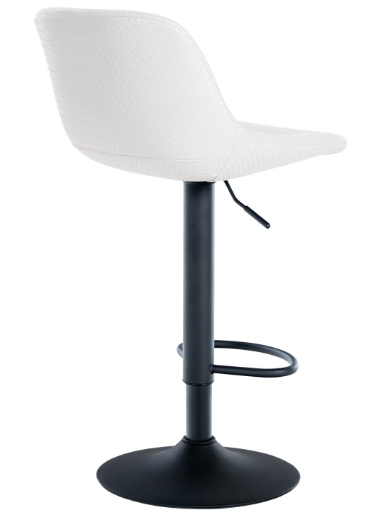 Lot de 2 tabourets de bar Loft simili cuir, blanc Lot de 2 tabourets de bar Loft simili cuir, blanc