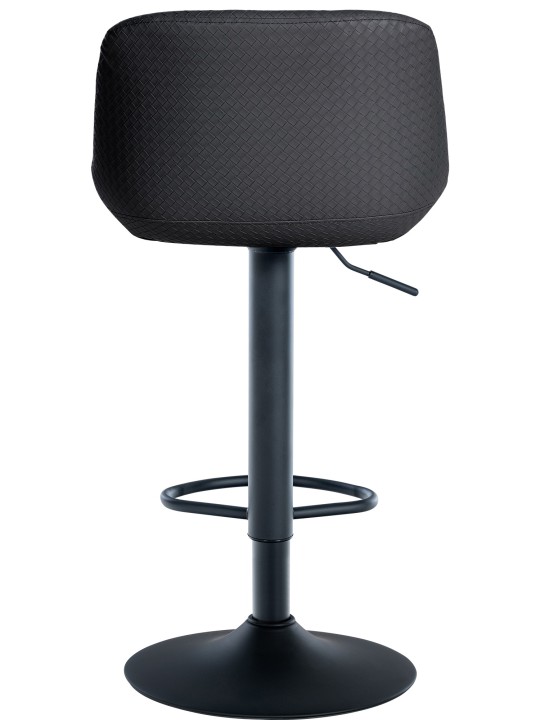 Lot de 2 tabourets de bar Loft simili cuir, noir Lot de 2 tabourets de bar Loft simili cuir, noir