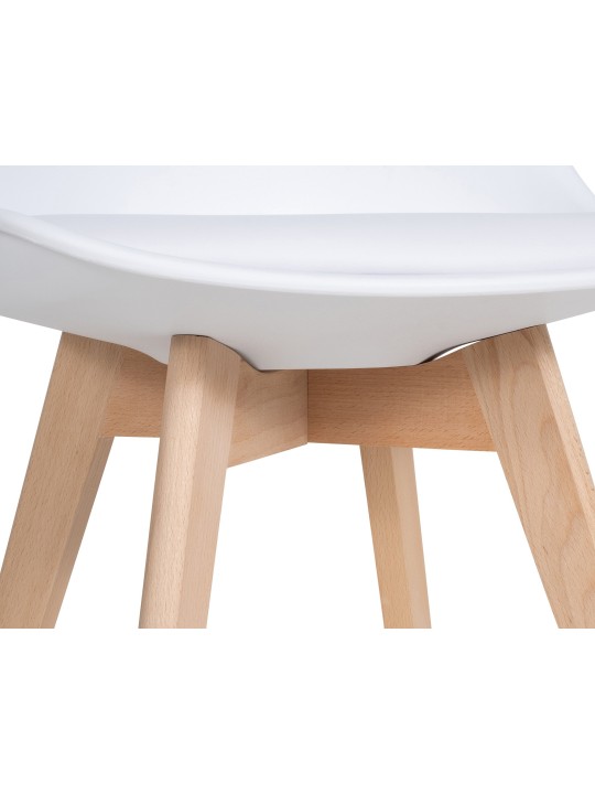 Ensemble de 6 chaises de salle à manger Ramsey, blanc