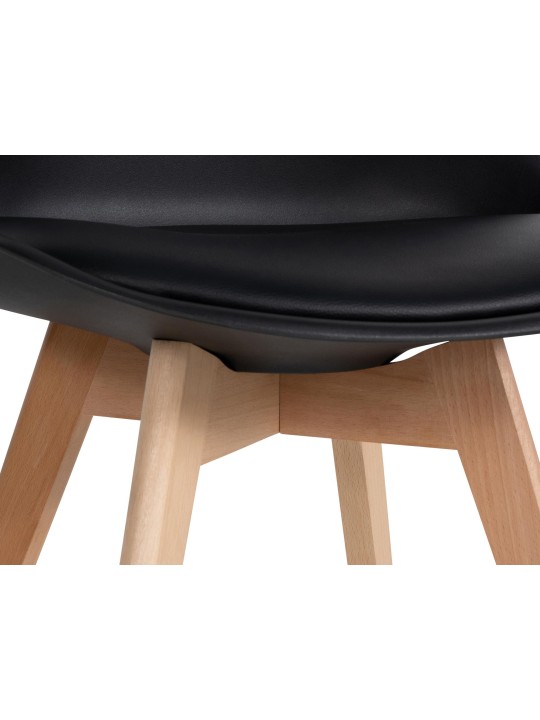 Ensemble de 6 chaises de salle à manger Ramsey, noir Ensemble de 6 chaises de salle à manger Ramsey, noir