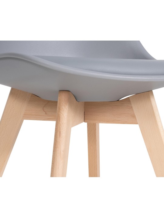 Ensemble de 6 chaises de salle à manger Ramsey, gris