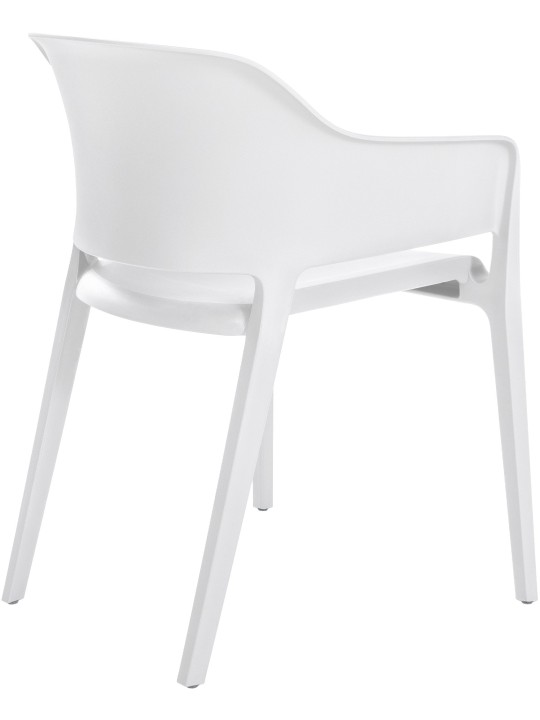 Chaise empilable Puebla, blanc