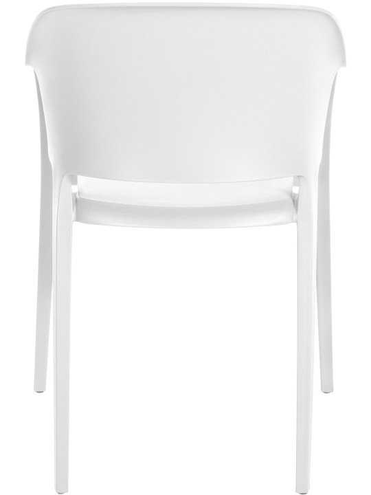 Chaise empilable Puebla, blanc