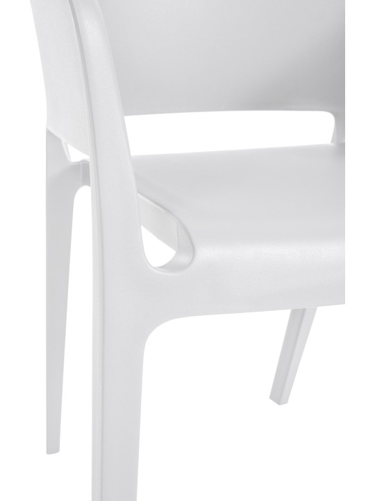 Chaise empilable Puebla, blanc
