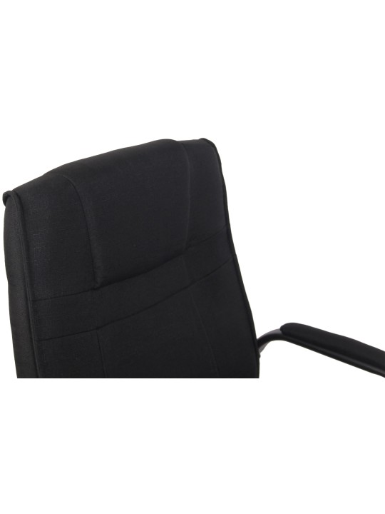 Lot de 2 chaises Attila tissu, noir/noir Lot de 2 chaises Attila tissu, noir/noir