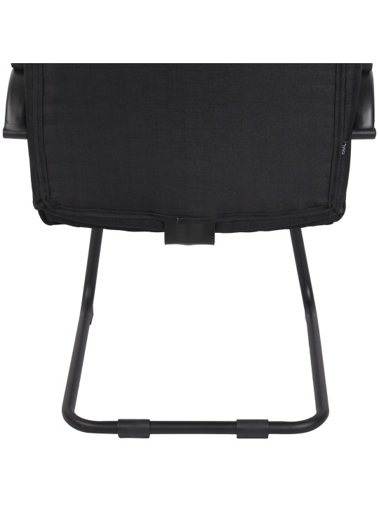 Lot de 2 chaises Attila tissu, noir/noir Lot de 2 chaises Attila tissu, noir/noir