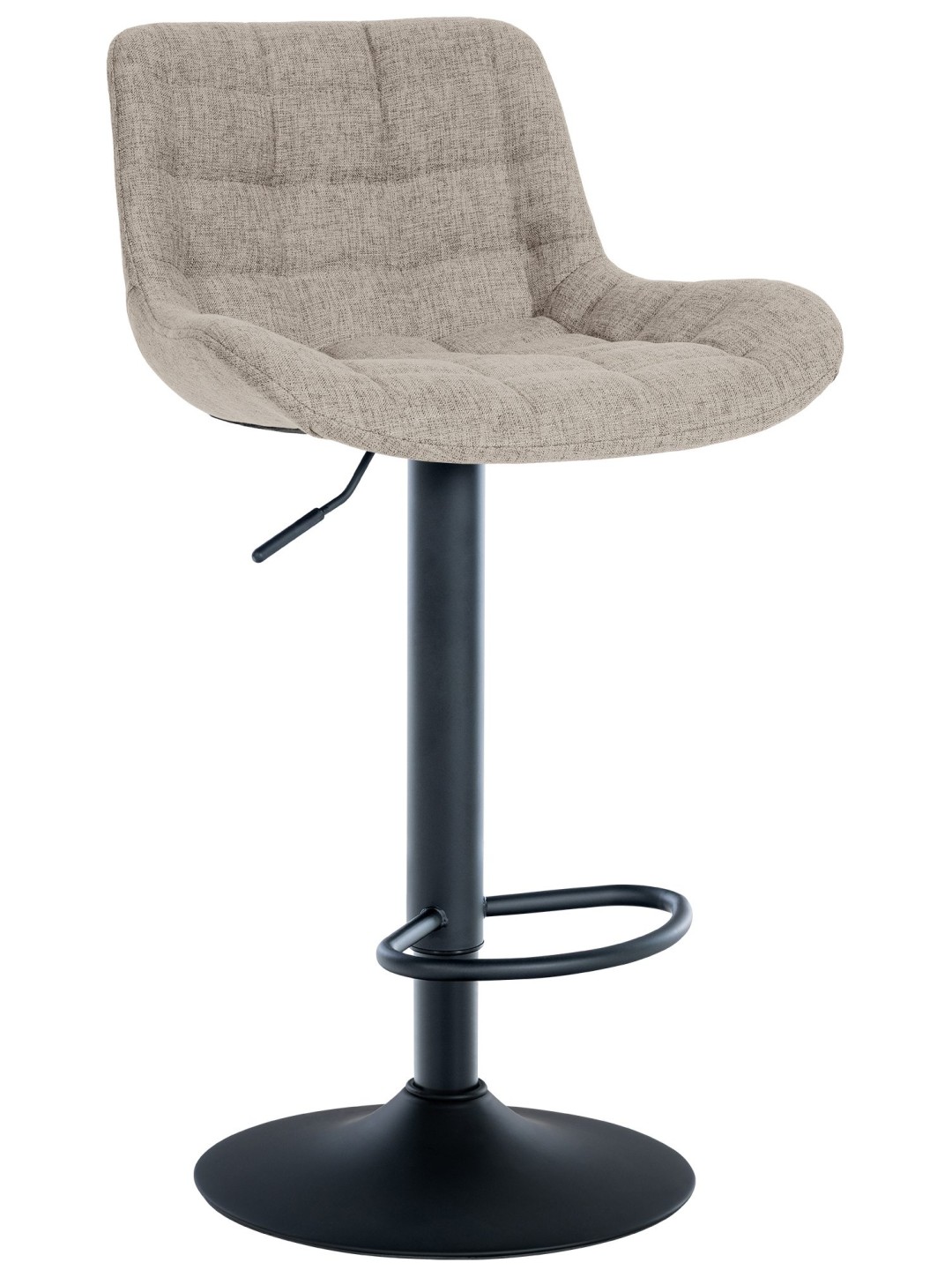 Tabouret de bar Tover tissu, taupe