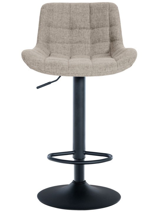 Tabouret de bar Tover tissu, taupe