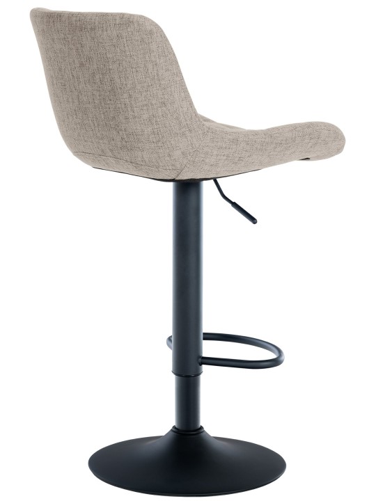 Tabouret de bar Tover tissu, taupe