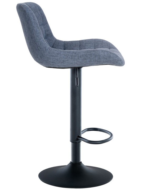 Tabouret de bar Tover tissu, bleu