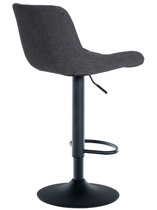 Tabouret de bar Tover tissu, noir Tabouret de bar Tover tissu, noir