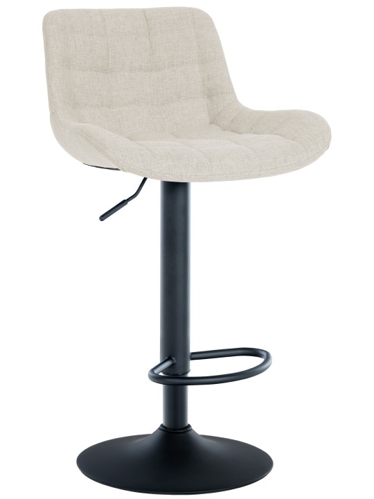 Tabouret de bar Tover tissu, crème Tabouret de bar Tover tissu, crème