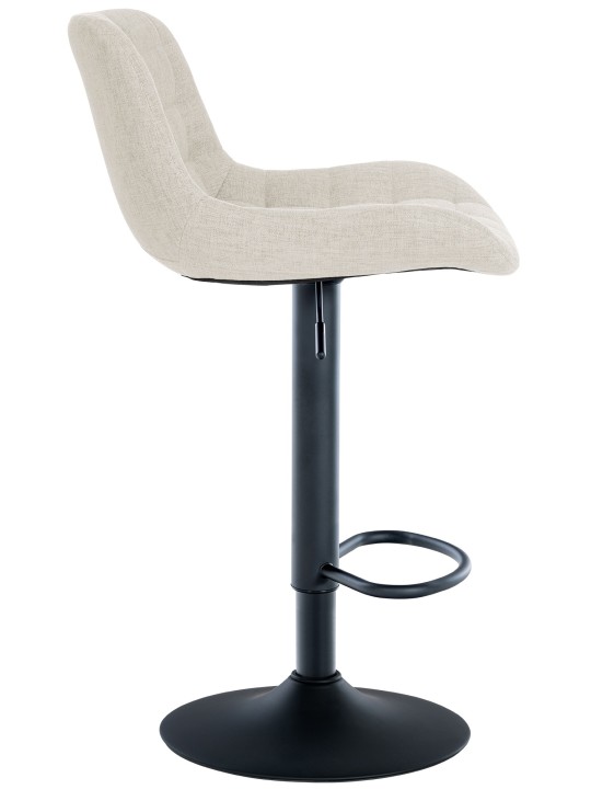 Tabouret de bar Tover tissu, crème Tabouret de bar Tover tissu, crème
