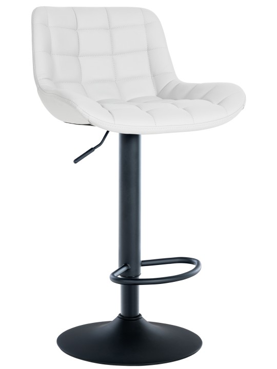Tabouret de bar Tover simili cuir, blanc Tabouret de bar Tover simili cuir, blanc