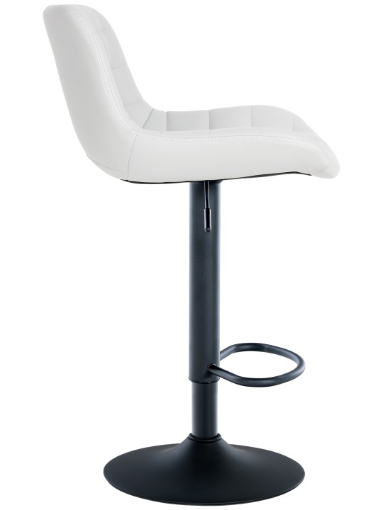 Tabouret de bar Tover simili cuir, blanc Tabouret de bar Tover simili cuir, blanc