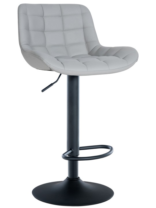 Tabouret de bar Tover simili cuir, gris Tabouret de bar Tover simili cuir, gris