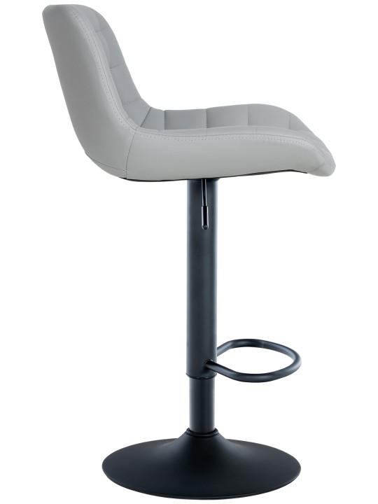 Tabouret de bar Tover simili cuir, gris Tabouret de bar Tover simili cuir, gris