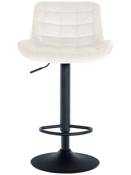 Tabouret de bar Tover velours, crème Tabouret de bar Tover velours, crème