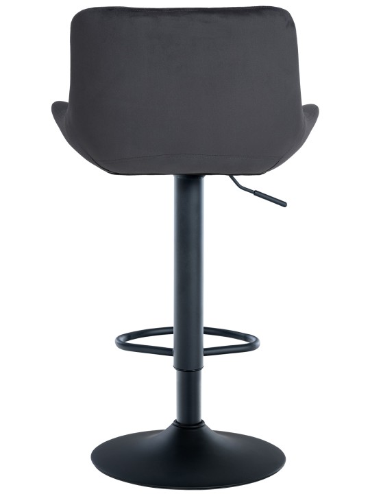 Tabouret de bar Tover velours, noir Tabouret de bar Tover velours, noir