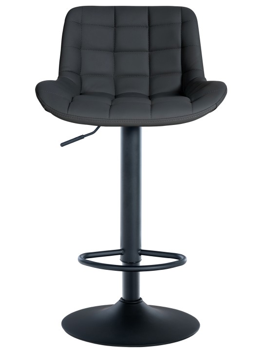 Lot de 2 tabourets de bar Tover simili cuir, noir