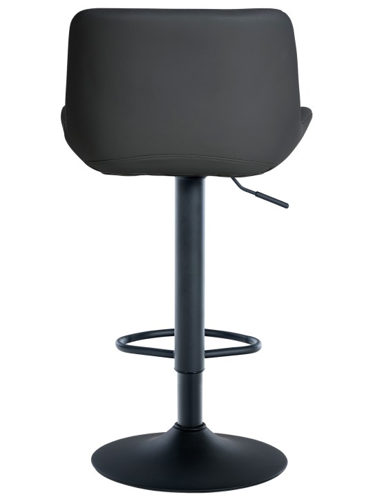 Lot de 2 tabourets de bar Tover simili cuir, noir