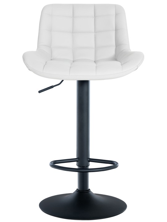 Lot de 2 tabourets de bar Tover simili cuir, blanc