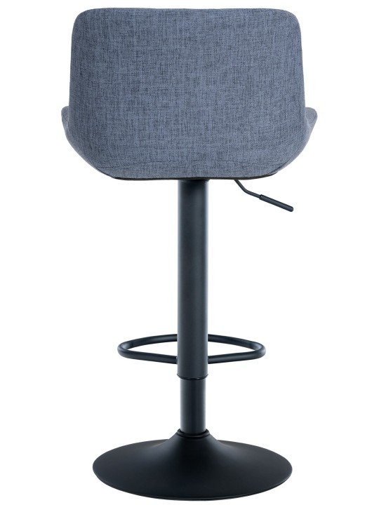 Lot de 2 tabourets de bar Tover tissu, bleu