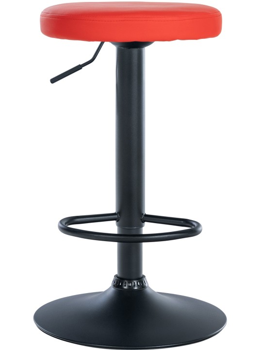 Tabouret de bar Ponte simili cuir, rouge