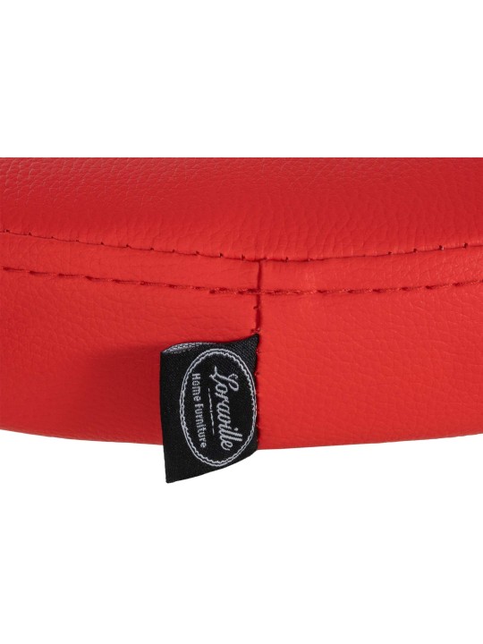 Tabouret de bar Ponte simili cuir, rouge