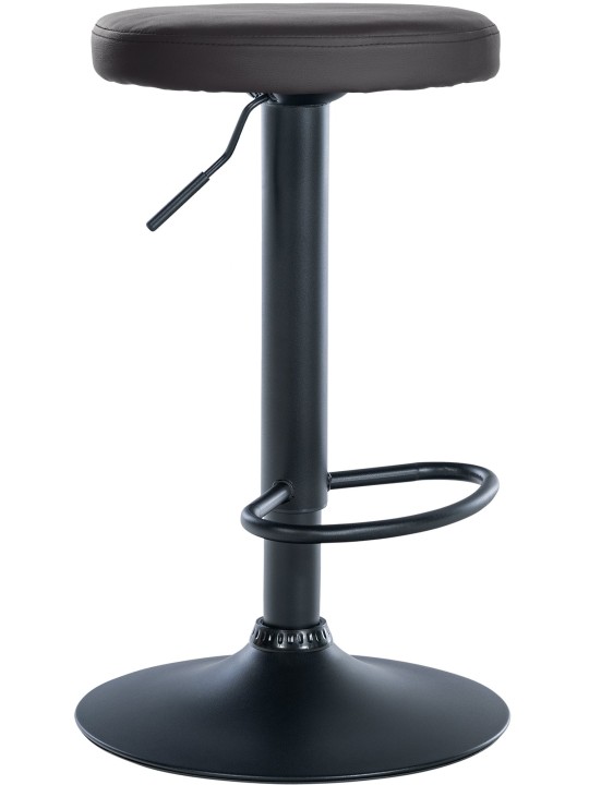 Tabouret de bar Ponte simili cuir, noir Tabouret de bar Ponte simili cuir, noir