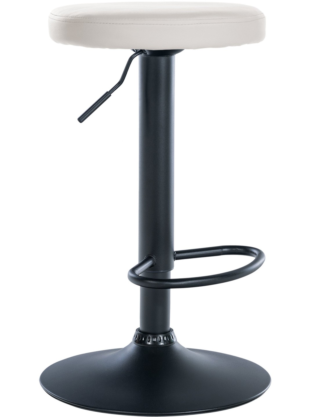 Tabouret de bar Ponte simili cuir, blanc