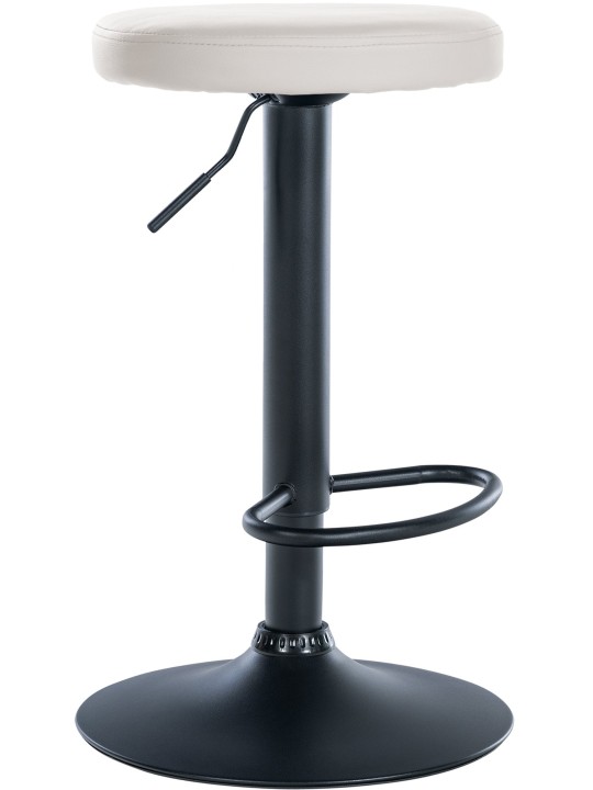 Tabouret de bar Ponte simili cuir, blanc