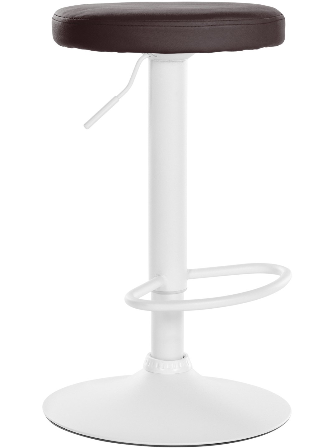 Tabouret de bar Ponte simili cuir, brun