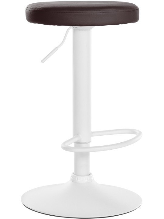 Tabouret de bar Ponte simili cuir, brun