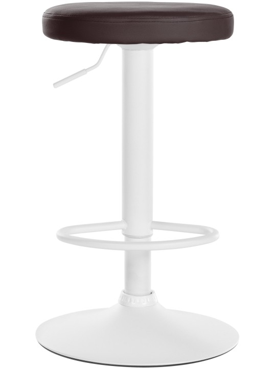 Tabouret de bar Ponte simili cuir, brun